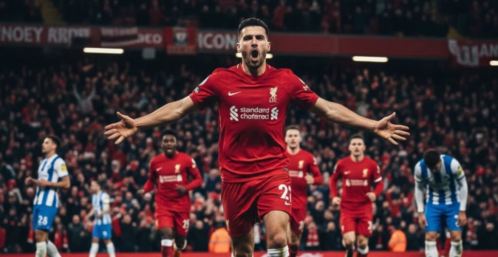 Liverpool vs Brighton Highlights: एकीटिके का धमाल, लिवरपूल ने जीता रोमांचक मुकाबला!